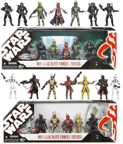 STAR WARS REPUBLIC ELITE FORCES SETS 1 & 2 MISB RARE  