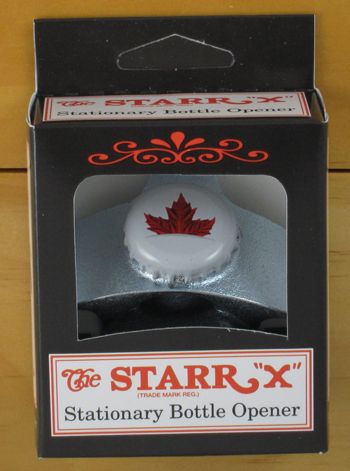 Molson Canadian NEW STYLE Bottle Cap Starr X Wall Mount Bottle Opener 