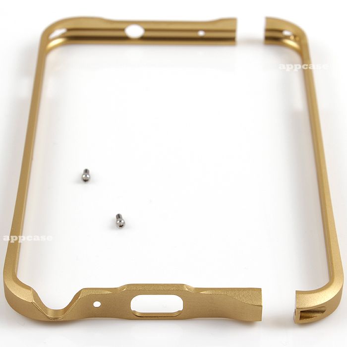 Duralumin Gold Bumper Case Cover For SAMSUNG Galaxy Note I9220 N7000 