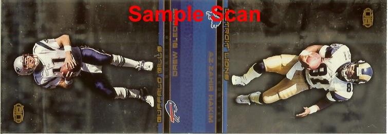 2002 UNCUT PANEL PROOF HEADS UP Kordell Stewart Chad Ochocinco  