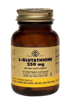 Solgar Reduced L Glutathione 250 mg 60 Vegetable Caps  