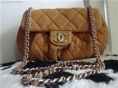 2011 Cruise Chanel Medium Beige chain around messenger  