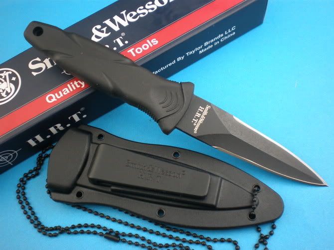 Smith Wesson Fixed Blade Knives Survival Tactical HRT3 Boot Knife 58 