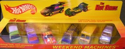  2012 Hot Ones 6 pack WEEKEND MACHINES VW Sunagon, 70s Van, El Camino 