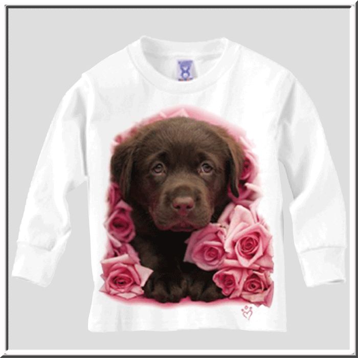 Georgie Chocolate Lab Pup T Shirt INFANTS,TODDLERS,KIDS  