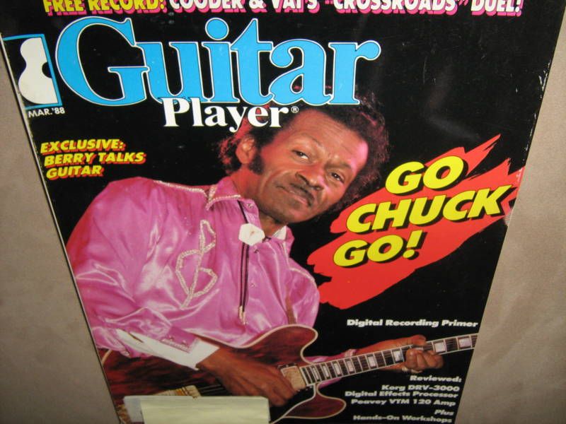 GUITAR PLAYER March 1988 Chuck Berry Ry Cooder EXC+  