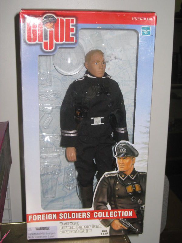 GI JOE 12 GERMAN PANZER TANK SERGEANT MAJOR FIGURE  