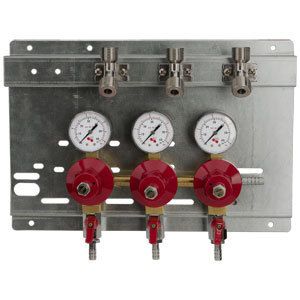 Secondary Regulator Panel 3 Products 3 Pressures co2 nitrogen NEW 