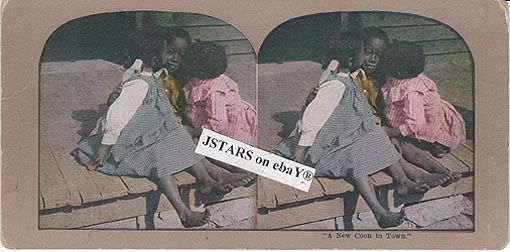 circa 1906 a new coon in town two little black girls kissing a black 