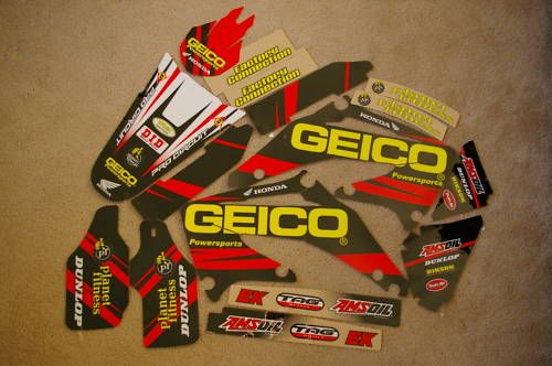 TEAM HONDA GRAPHICS HONDA CRF450R CRF450 2002 2003 2004  