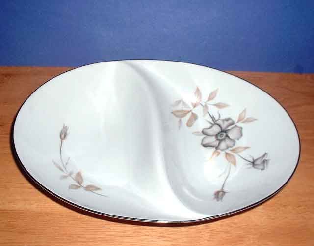 EUC VINTAGE Sango GLORIA Oval Divided JAPAN Dish BOWL  