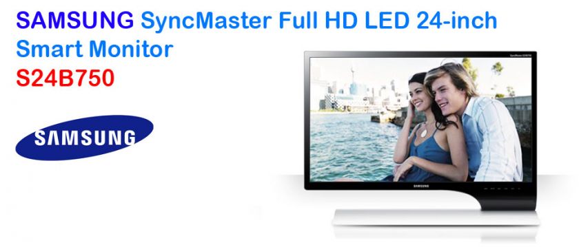 samsung syncmaster full hd led 24 inch smart monitor s24b750