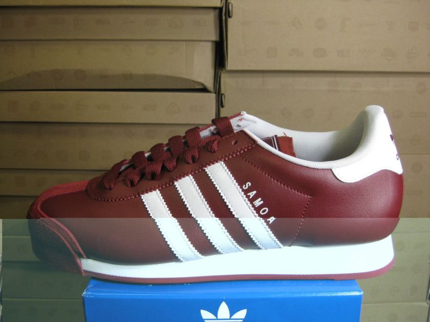 ADIDAS MENS ORIGINALS SAMOA CARDINAL WHITE  