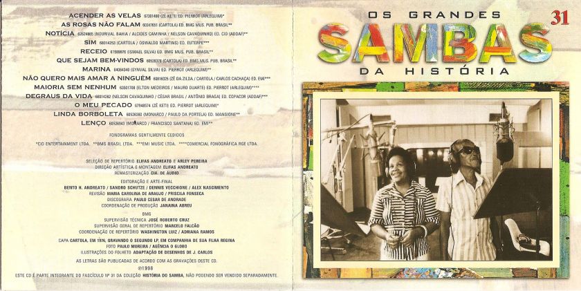 OS GRANDES SAMBAS DA HISTORIA   40 full CDs collection  