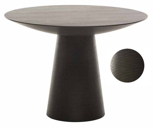 NUEVO Living Dania BLACK small dining TABLE modern  