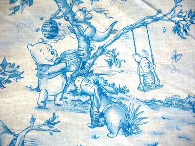 Winnie the Pooh Walk in the Park Fabric   5 YARD PC  