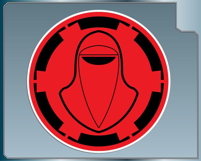 Star Wars ROYAL GUARD HELMET w/ Logo vinyl decal ROTJ  