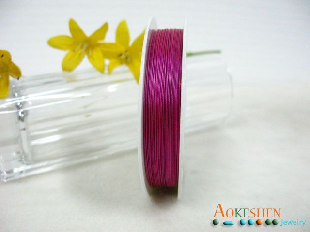 26 Colors /Tiger Tail Beading Wire 0.45mm 60m/roll NH  