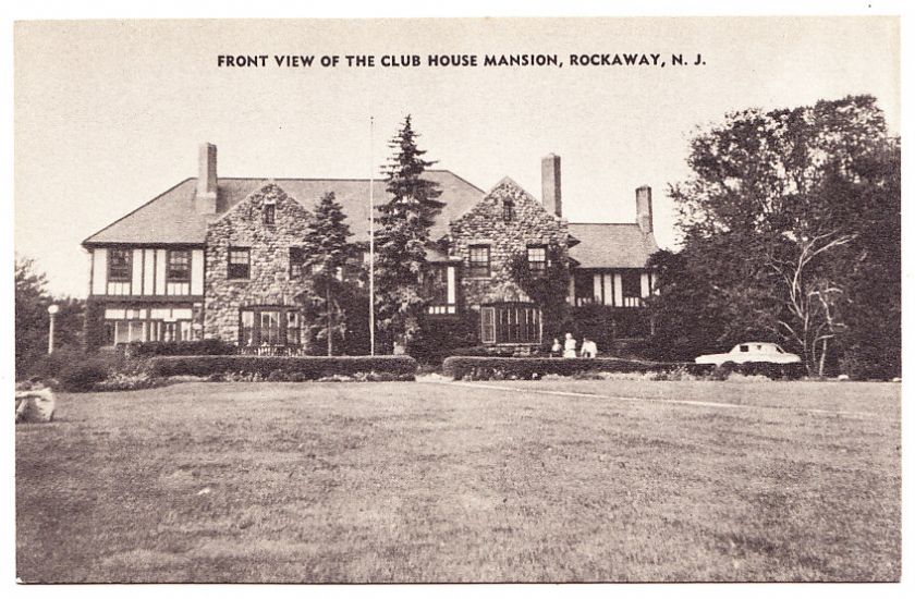 Front View of the Club House Mansion, Rockaway NJ  