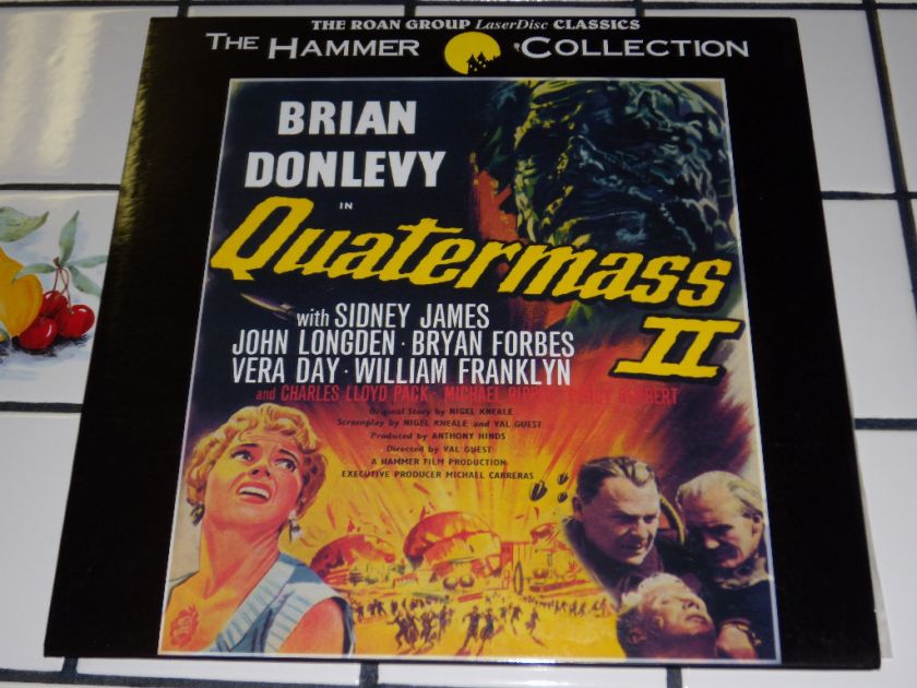 QUATERMASS II 2 LASERDISC BRIAN DONLEVY ROAN GROUP 1956  