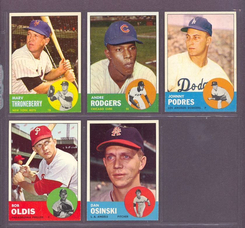 1963 Topps #150 Johnny Podres Dodgers (Near Mint) *7136  