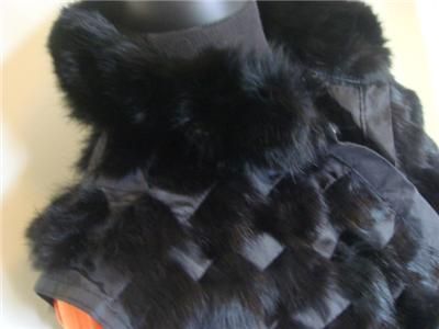 Beautiful Rabbit Fur Stylist Vest M/L  