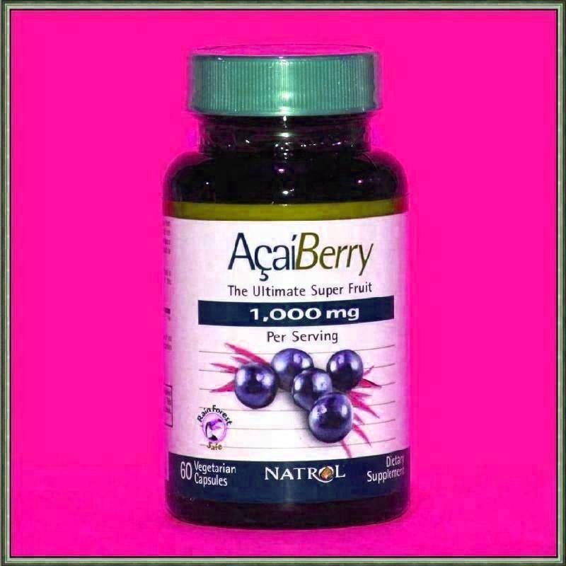 Acai Optimum AcaiBerry Detox Slim Burn Fat ~ 60 Caps Lose Weight and 