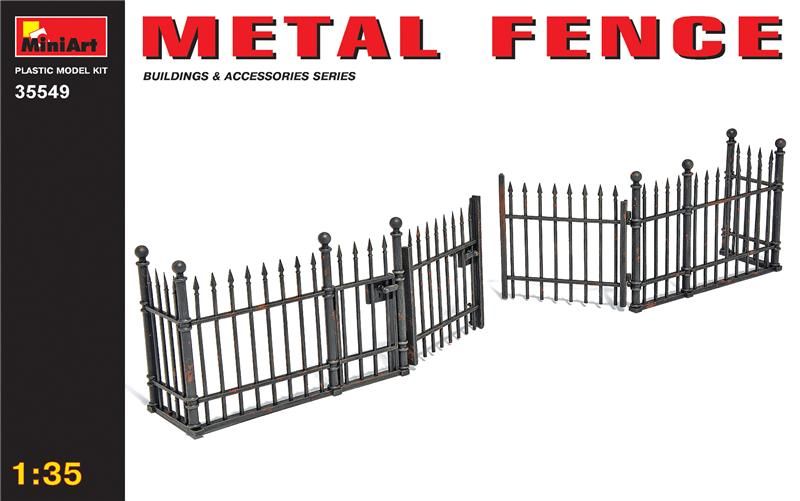 MiniArt 35549 Metal fence 135  