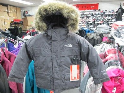 NEW BOYS NORTH FACE MCMURDO PARKA AQFZ044 GREY  