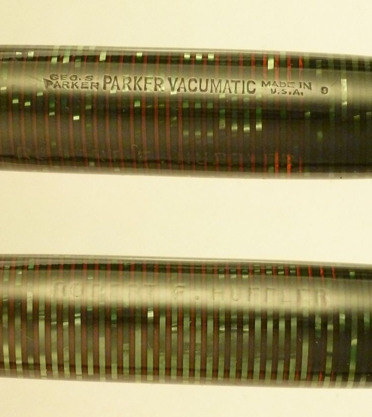 PARKER VACUMATIC MAXIMA, EMERALD GREEN, RESTORED     FOUNTAIN PEN 