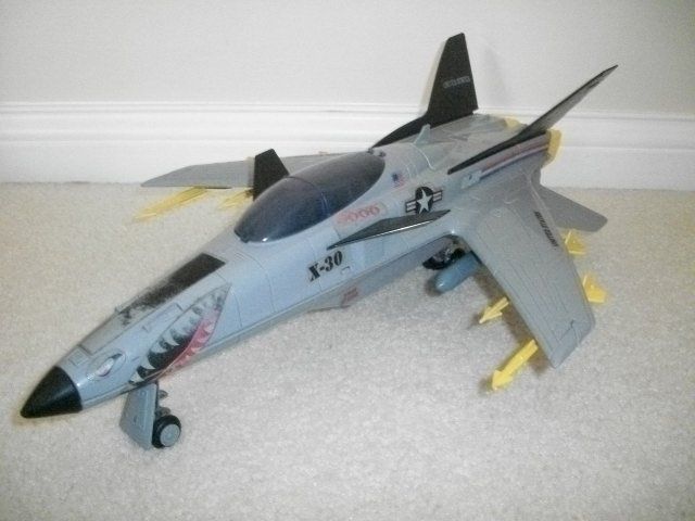 GI Joe 1986 CONQUEST X 30 Jet Vehicle 100% Complete k  