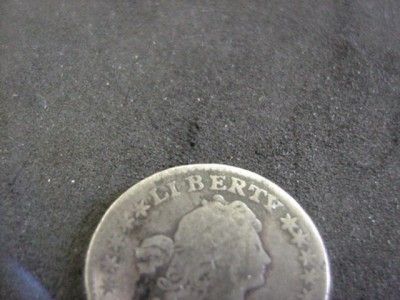 1796 DRAPED BUST HALF DIME LIKERTY VARIETY FINE F +++ *VERY RARE 