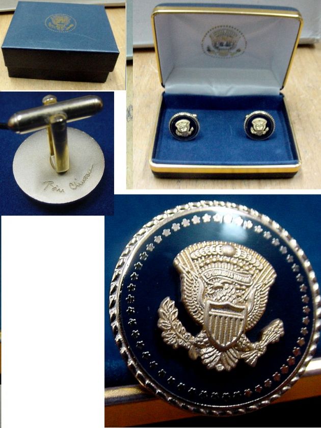 PRESIDENTIAL BILL CLINTON CUFFLINKS  