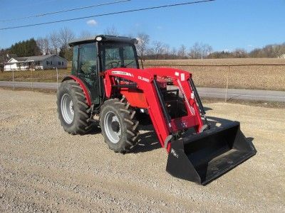   FERGUSON 3635 4X4 TRACTOR WITH CAB AND LOADER, NICE 200 HOURS  