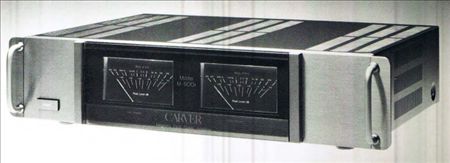 Carver M 500T Stereo Power Amplifier 2 Channel Bob Sunfire Metered 