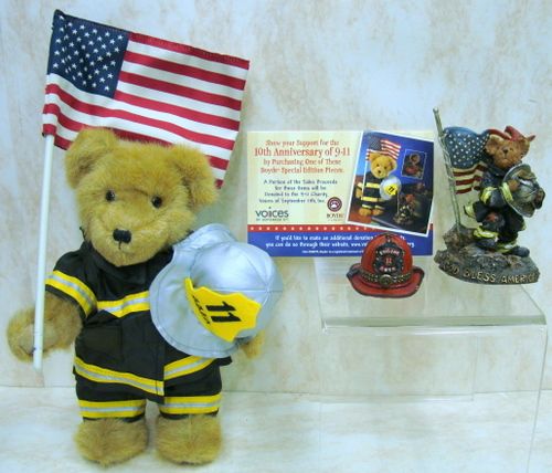 BOYDS BEARS Firefighter Mcbruin RESIN 9 11 1E 4026023  