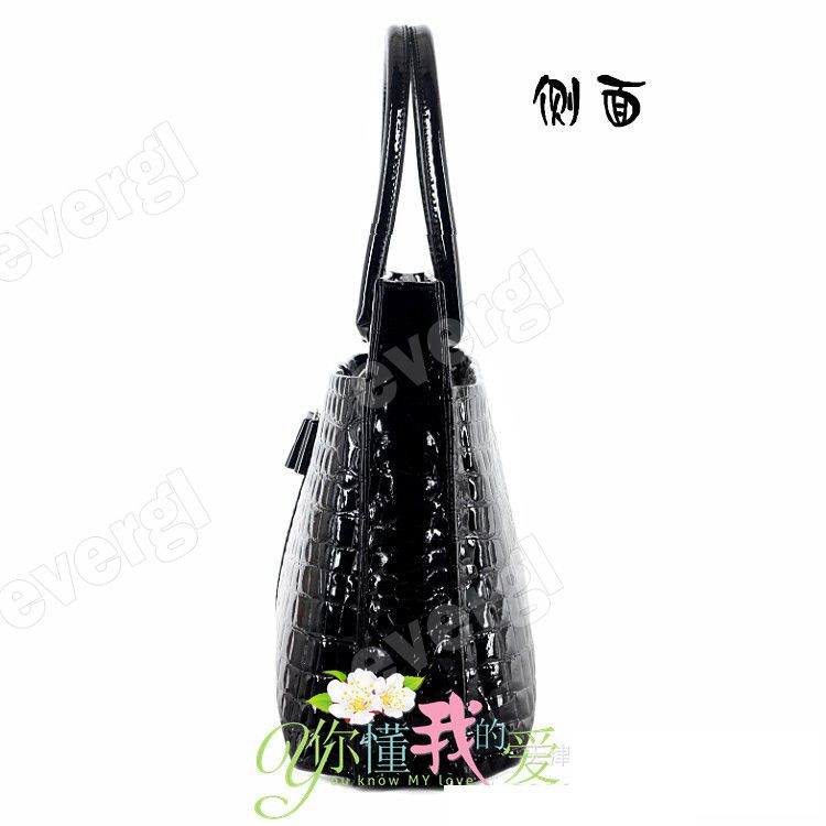 Fashion Luxury OL Style Crocodile Pattern High Quality Handbag Tote 