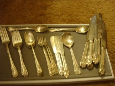 Antique Sterling Silver Flatware Solid 700g + Use Scrap  