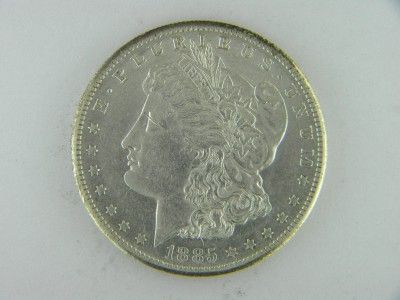 1885 S $1 Morgan Dollar AU /E 092  