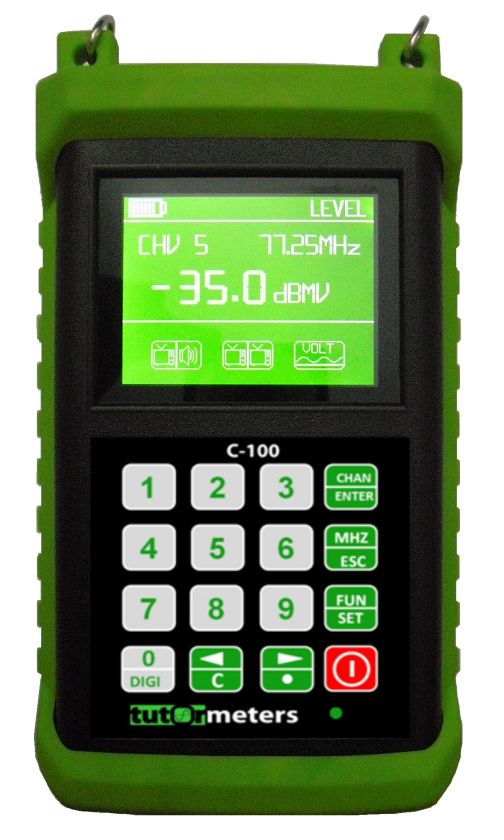   meter for balancing cable tv and smatv systems 46 870 mhz 30 to 60