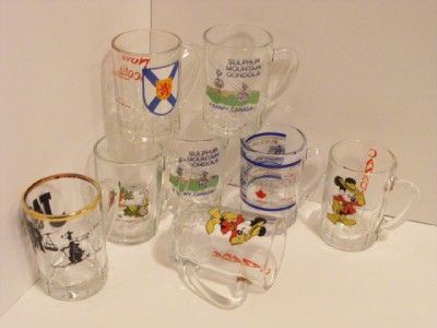 Mixed Lot of 18 Vintage Shot Shooter Glasses  