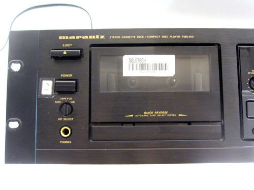 Marantz PMD 350 rack mount cassette deck and CD player  