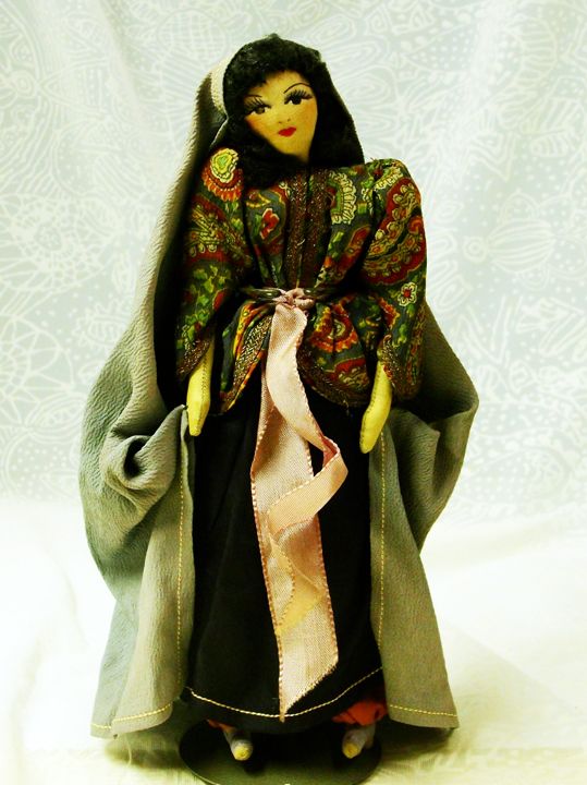 FABULOUS PR. of 10 CLOTH TOURIST DOLLS TURKISH KIMPORT  