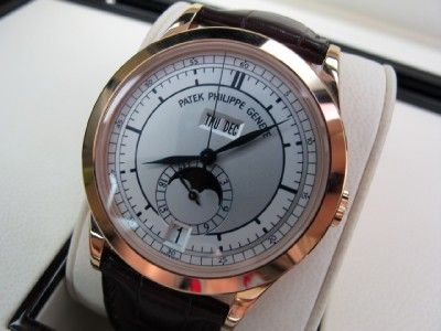   Philippe 18k Rose Gold Annual Calendar Watch 5396R Box Papers #340