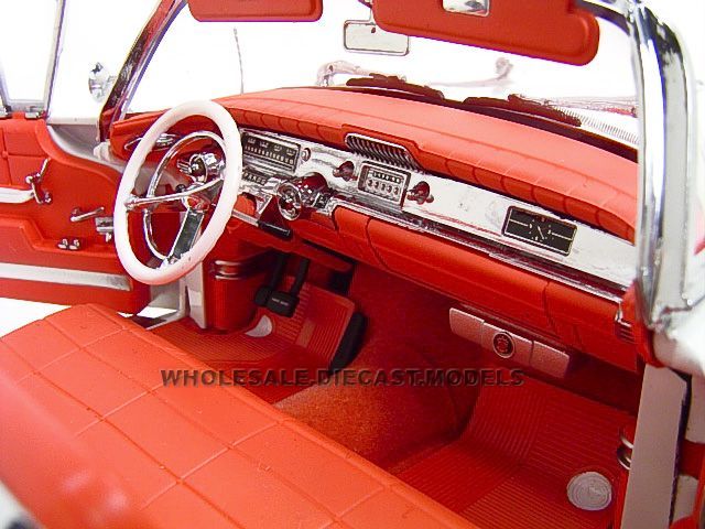   18 scale diecast model of 1958 buick convertible die cast car by sun