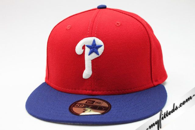 Philadelphia Phillies Grey UnderBrim New Era Fitted Cap  