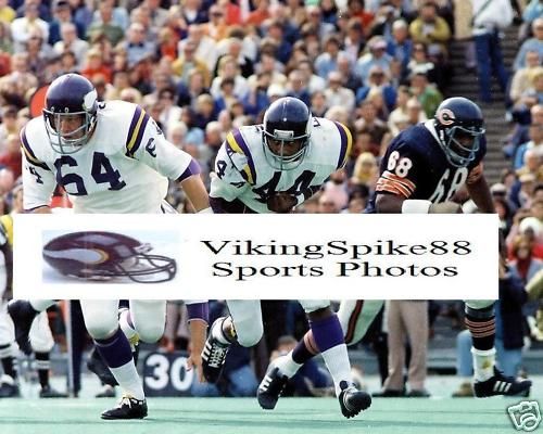 MINNESOTA VIKINGS CHUCK FOREMAN PLAY ACTION FAKE 1973  