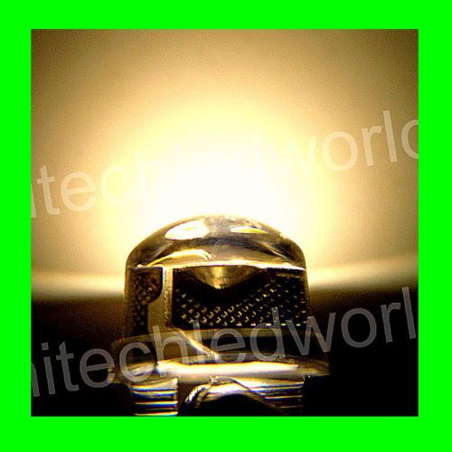 30p 0.5W 5 chip 8mm Warm White LED Lamp Light Bulb 40lm  