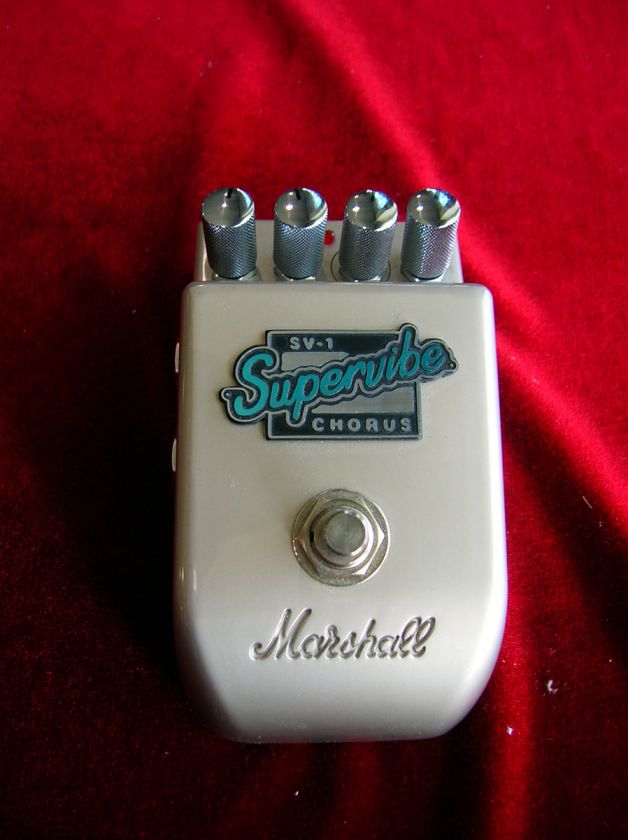 Marshall SV 1 Super Vibe Stereo Chorus Pedal, NIB, Cool  