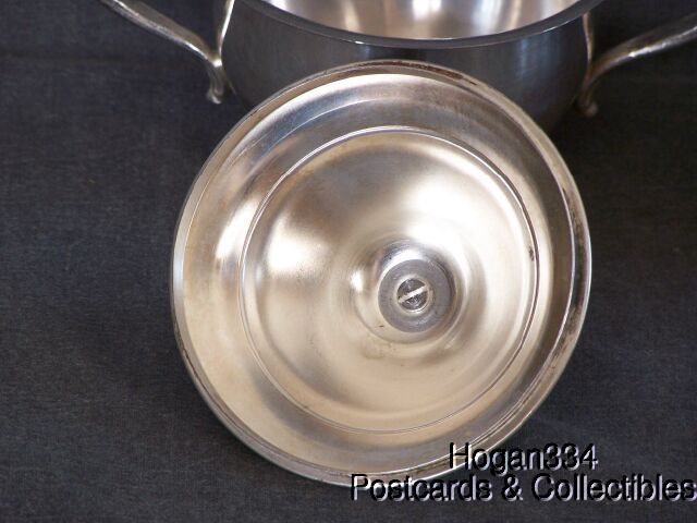 Vintage English Silver Mfg Co Silver Plate Cream Sugar  